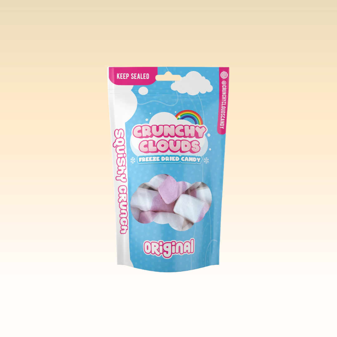 Crunchy Clouds Squishy Original Freeze Dried Sweets Pouch - 50g