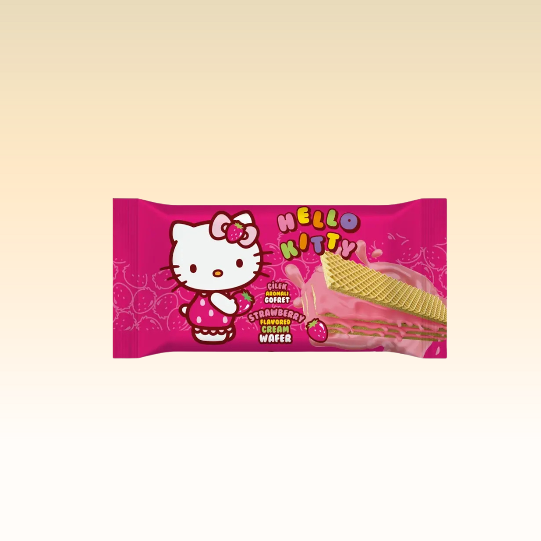 Hello Kitty Strawberry Cream Wafer - 40g