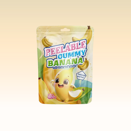Peelable Gummy Banana - 80g
