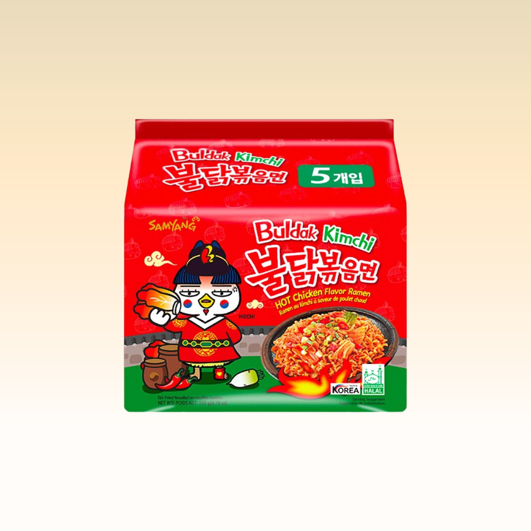 SamYang Kimchi Buldak Hot Chicken Flavour - 5 pck