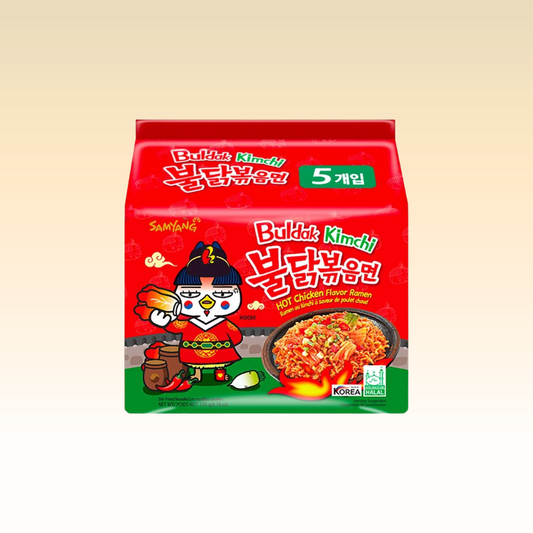 SamYang Kimchi Buldak Hot Chicken Flavour - 5 pck