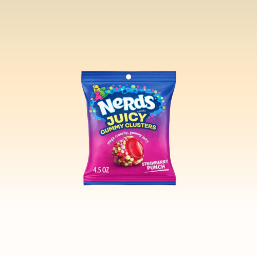 Nerds Juicy Gummy Clusters Share Pouch - 127g