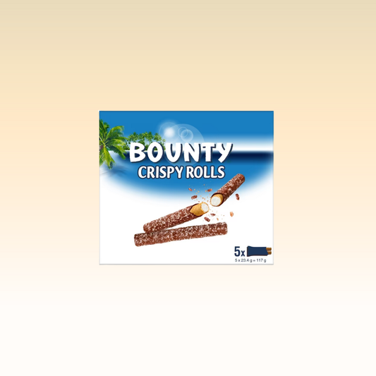 Bounty Milk Chocolate & Coconut Crispy Rolls - 117g